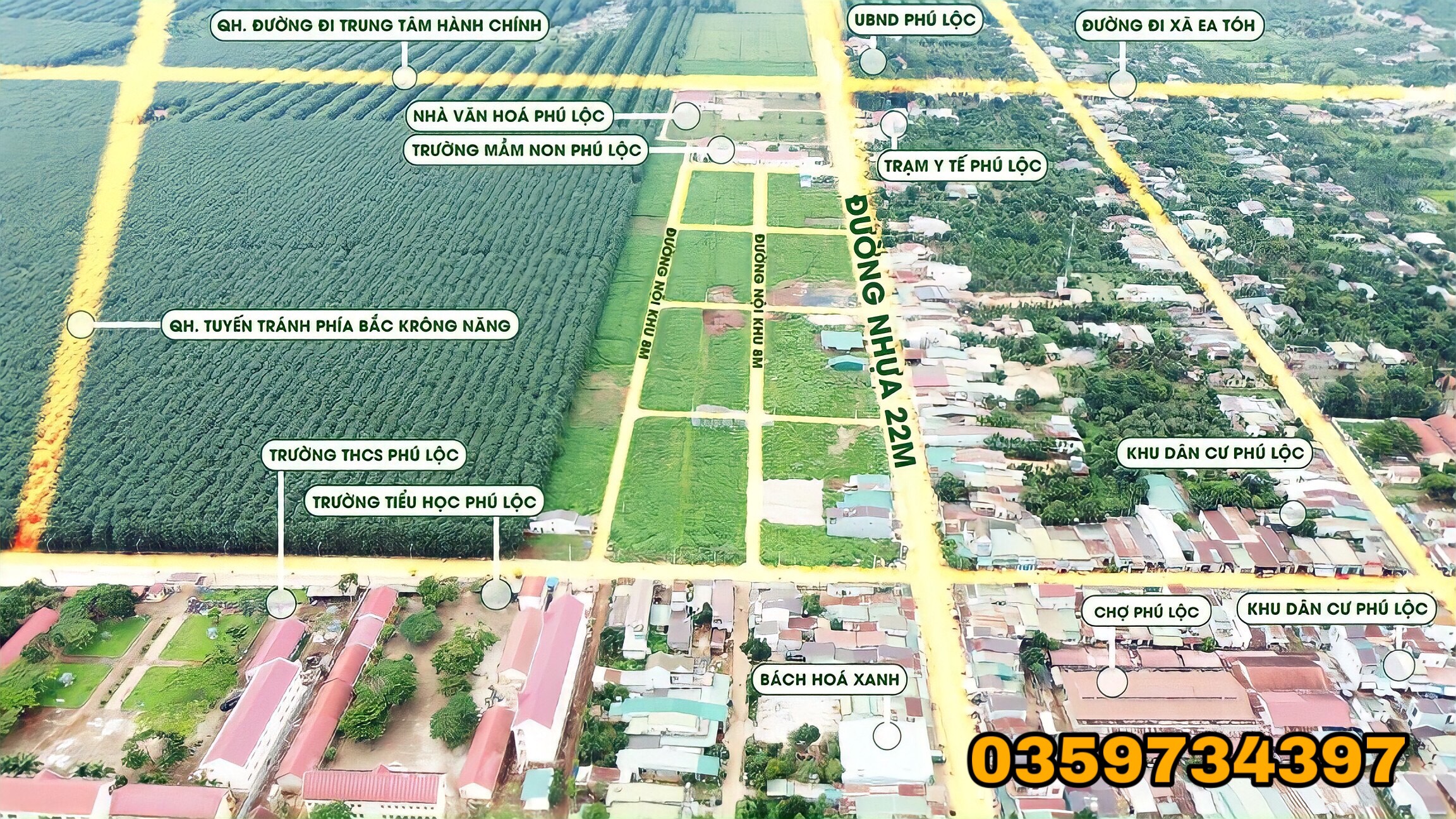 Đất nền tại huyện Krông Năng – tỉnh Đăk Lăk